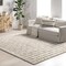 Nuloom Ariana Brick Pattern Wool Blend Area Rug 4ft x 6ft ARAC01A-406 - alternate 1